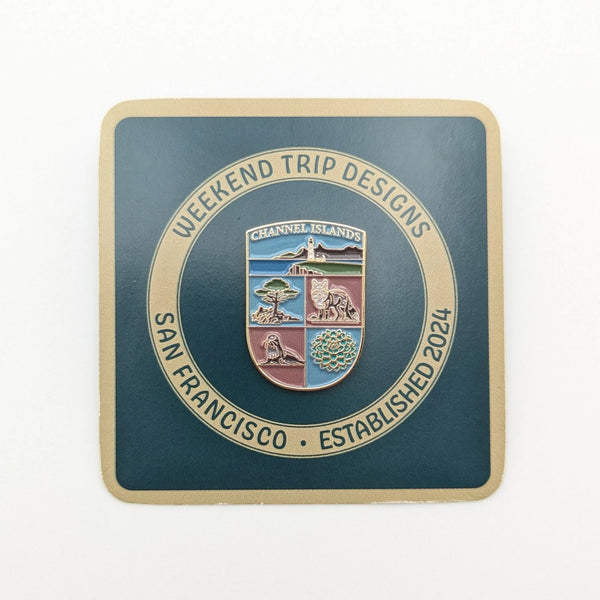 Channel Islands Enamel Pin