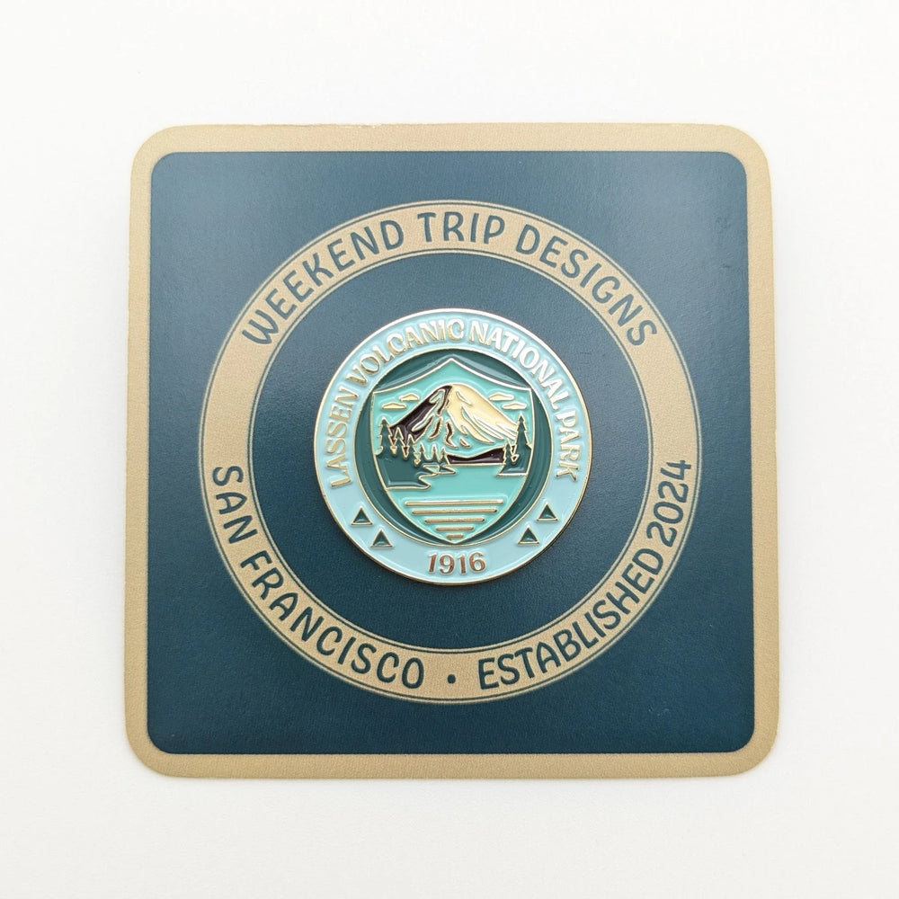 Lassen Volcanic Enamel Pin