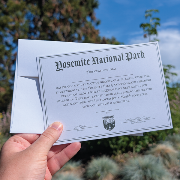 Yosemite Diploma