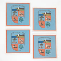 Channel Islands Legacy 4-Piece Coaster Set