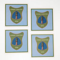 Kings Canyon Legacy 4-Piece Coaster Set