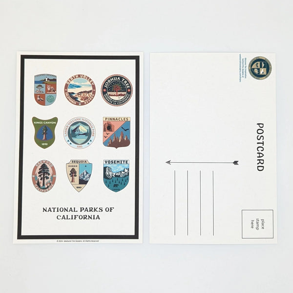 National Parks of California 10-Piece Postcard Set