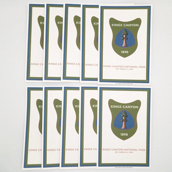 Kings Canyon Legacy 10-Piece Postcard Set