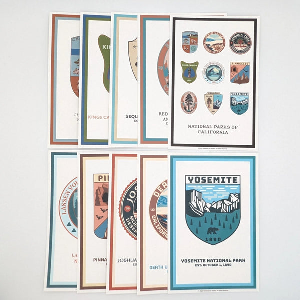 California Collection 10-Piece Postcard Set