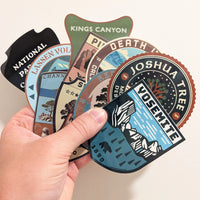 5-Piece National Park Sticker Set