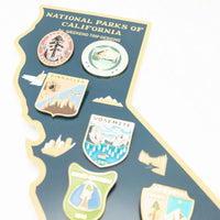 National Parks of California 9-Piece Enamel Pin Set