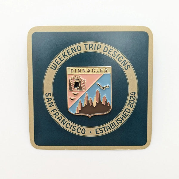 Pinnacles Enamel Pin