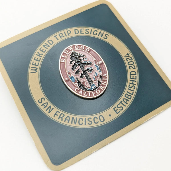 Redwood Enamel Pin