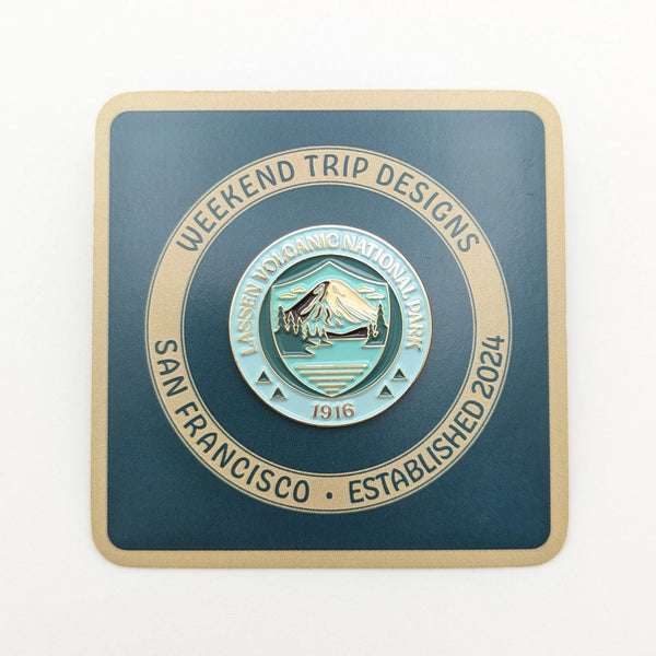Lassen Volcanic Enamel Pin