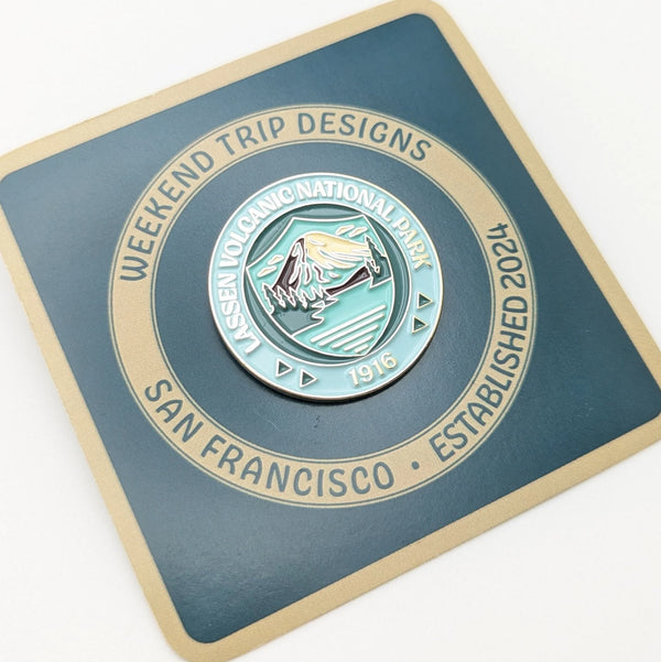 Lassen Volcanic Enamel Pin