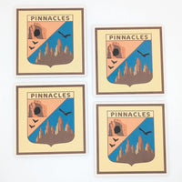 Pinnacles Legacy 4-Piece Coaster Set