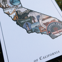 National Parks of California Print