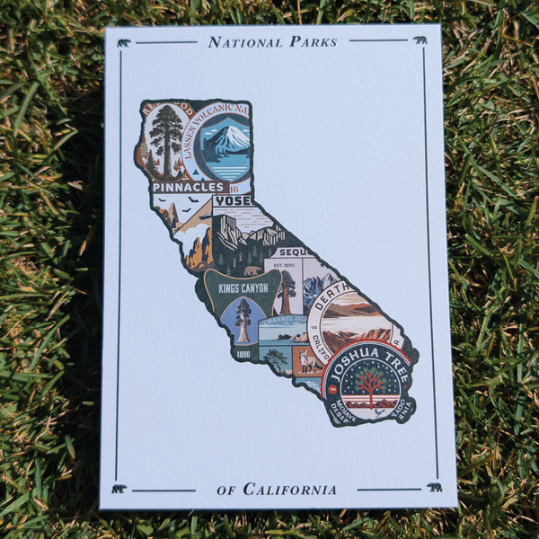 National Parks of California Print
