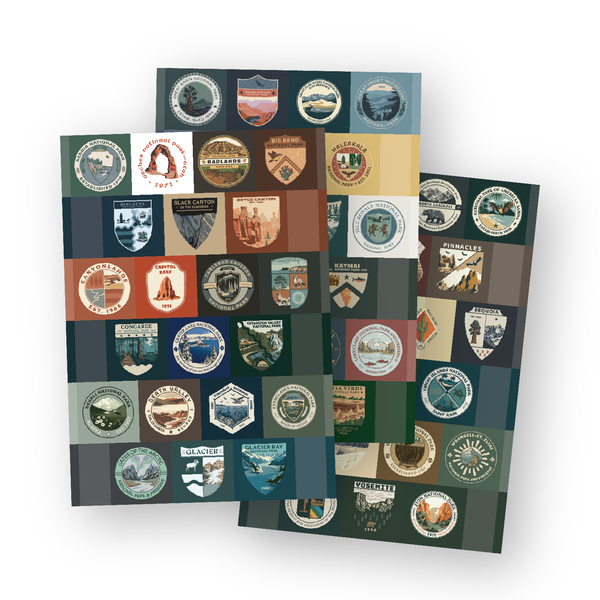 National Parks Sticker Set