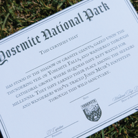 Yosemite Diploma