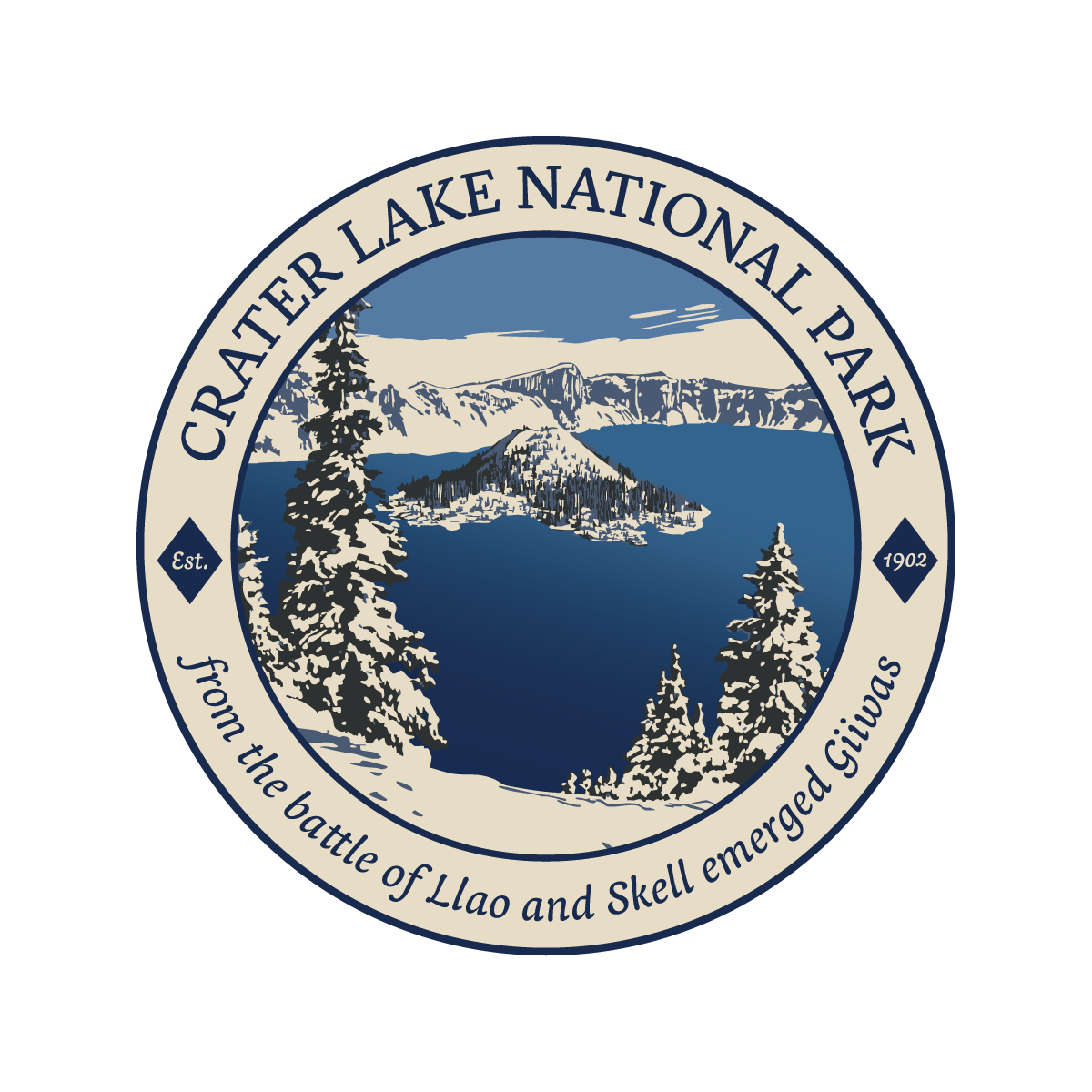 Crater Lake National Park design